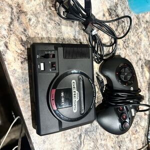 Sega Genesis Black Console with Controller